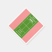 Funny Tennis Party Servet (Hoek)