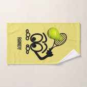 Funny Tennis Player Gepersonaliseerd Handdoek (Handdoek)