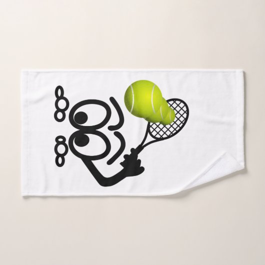 Funny Tennis Player Handdoek (Handdoek)