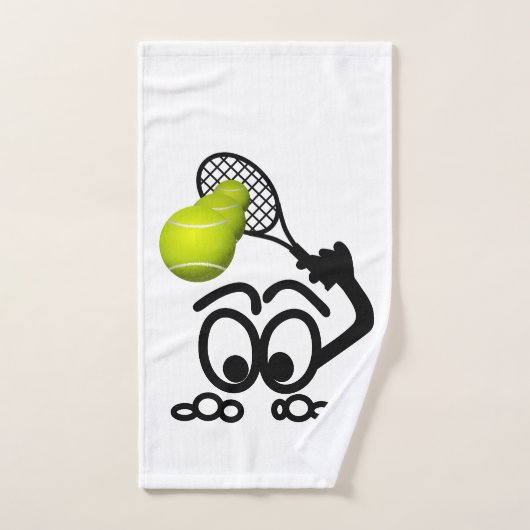 Funny Tennis Player Handdoek (Handdoek)