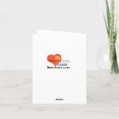 Funny Tennis Raquet Scientist Wenskaart Kaart (Achterkant)