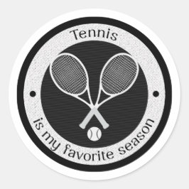 Funny tennis ronde sticker