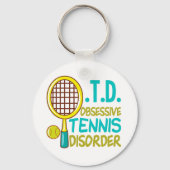 Funny Tennis Sleutelhanger (Voorkant)