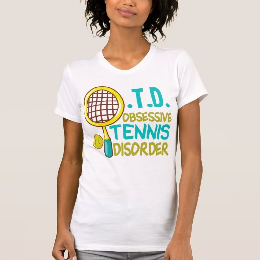 Funny Tennis T-shirt (Voorkant)