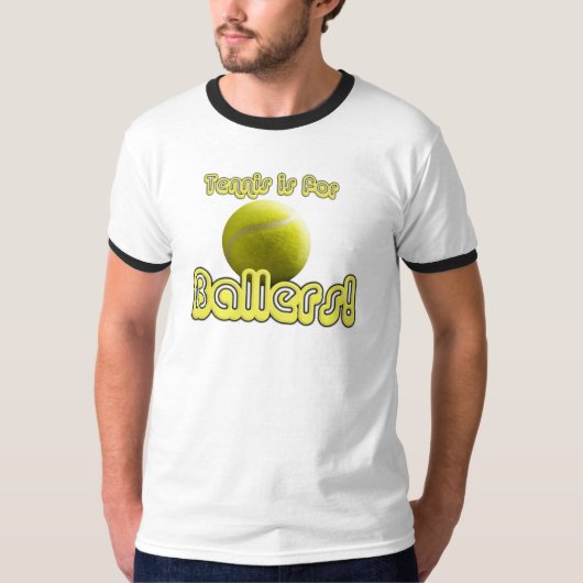 Funny Tennis T-Shirt (Voorkant)