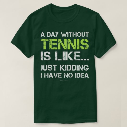 Funny Tennis T-shirt (Design voorkant)