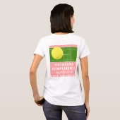 Funny Tennis T-shirt (Achterkant volledig)