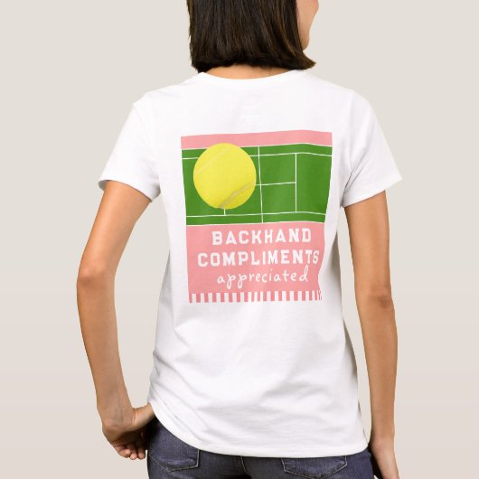 Funny Tennis T-shirt (Achterkant)