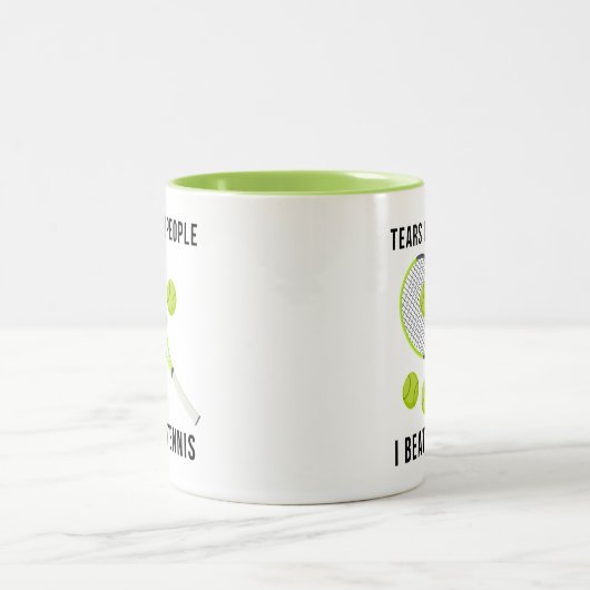 Funny Tennis Tweekleurige Koffiemok (Center)