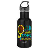 Funny Tennis Waterfles (Voorkant)