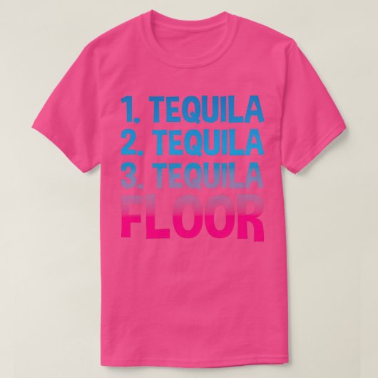 Funny Tequila Alcohol Apparel T-shirt (Design voorkant)