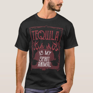 Funny Tequila Drink Gift Tequila My Spirit T-shirt