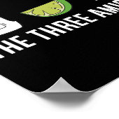 Funny Tequila Love Cinco de Mayo Tequila Salt en Poster (Hoek)