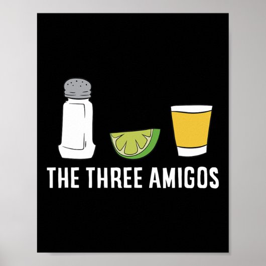 Funny Tequila Love Cinco de Mayo Tequila Salt en Poster (Voorkant)