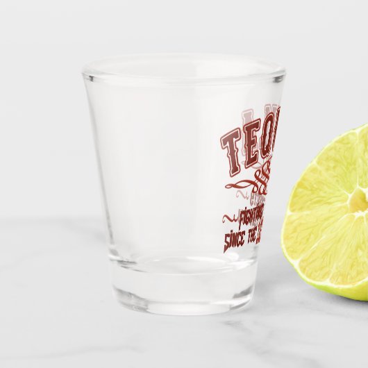 Funny TEQUILA Shot Glass Shot Glas (Links)