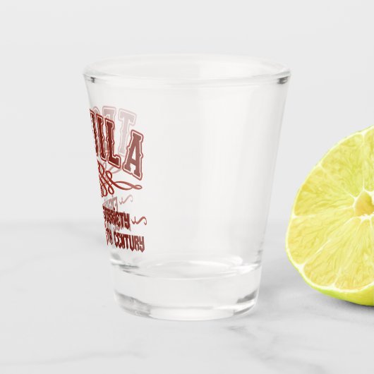Funny TEQUILA Shot Glass Shot Glas (Rechts)