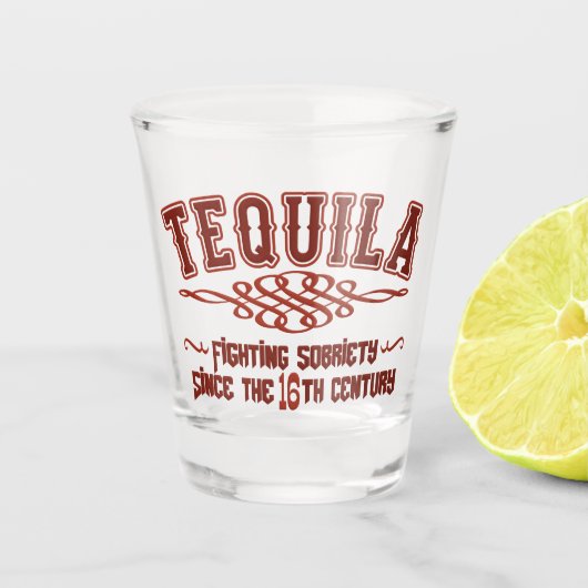 Funny TEQUILA Shot Glass Shot Glas (Voorkant)