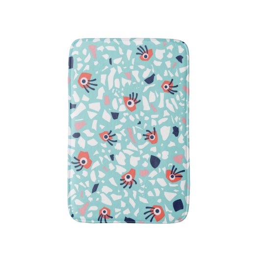 Funny Terrazzo Pattern Kinder Badmat (Voorkant Verticaal)