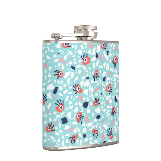 Funny Terrazzo Pattern Kinder Heupfles (Rechts)