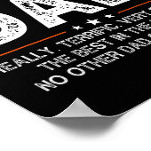 Funny Terrific Dad Donald Trump Happy Fathers Day  Poster (Hoek)