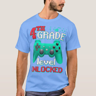 Funny Terug naar school 4e niveau zonder vergrende T-shirt