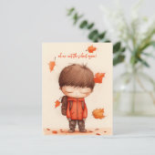 Funny Terug naar school Briefkaart (Staand voorkant)