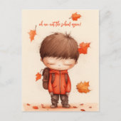 Funny Terug naar school Briefkaart (Voorkant)