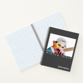 Funny Tesla Personalized Graph Notitieboek