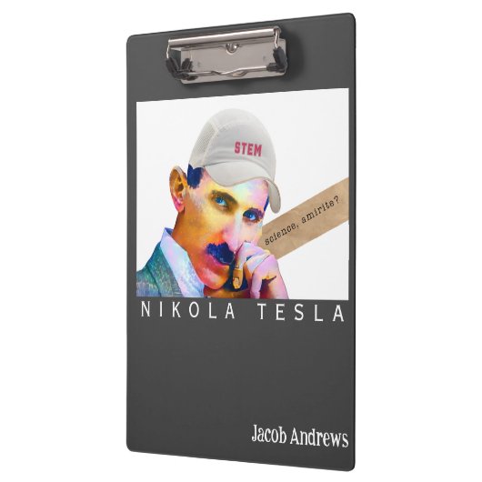 Funny Tesla Personalized Klembord (Links)