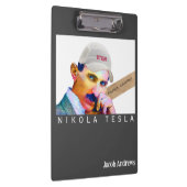 Funny Tesla Personalized Klembord (Rechts)