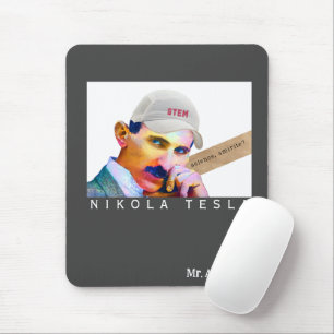Funny Tesla Personalized Muismat