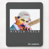 Funny Tesla Personalized Muismat (Voorkant)