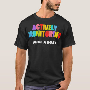 Funny Test Day Loodtest Ideeën testen School M T-shirt
