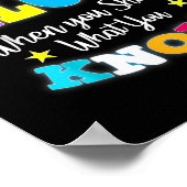 Funny Test Day Mode on Teacher Testing Ideeën Poster (Hoek)