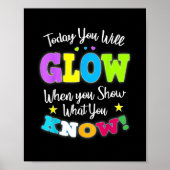 Funny Test Day Mode on Teacher Testing Ideeën Poster (Voorkant)