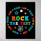 Funny Test STAAR Day Rock testleraar Poster (Voorkant)