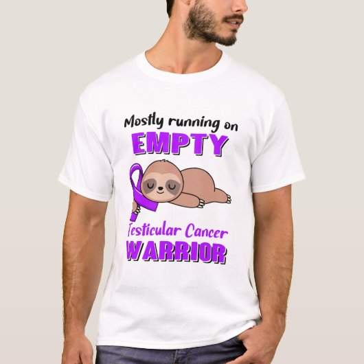 Funny Testicular Cancer Awareness Giften T-shirt (Voorkant)