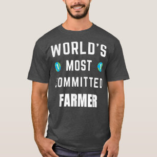 Funny Tet Gezegde World's meest geëngageerde boer  T-shirt