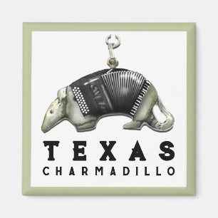 Funny Texas Armadillo Magneet
