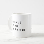 Funny Text Gamer Coffee Mug Koffiemok (Voorkant links)