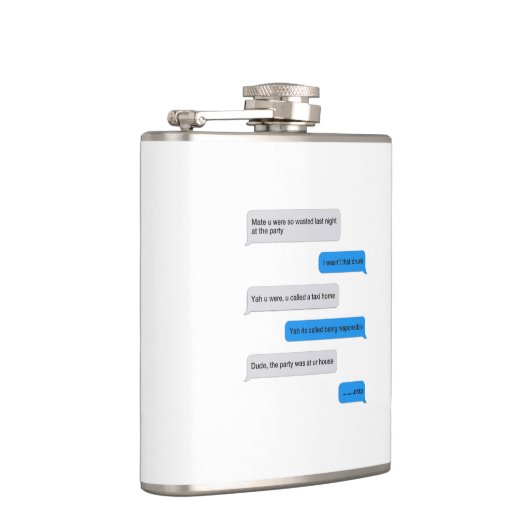 Funny text message heupfles (Rechts)