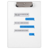 Funny text message klembord (Voorkant)
