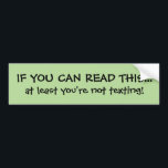 Funny Texting Bumpersticker<br><div class="desc">Grappig bumpersticker.  Sms'en en besturen niet!</div>