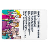 Funny Texting for Seniors Magneet (Horizontaal)