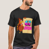 Funny Thanksgiving 67 Baseball Drip Gobble Turkey T-shirt (Voorkant)