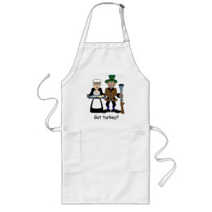 Funny Thanksgiving apron Lang Schort