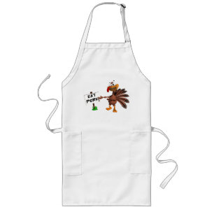 Funny Thanksgiving apron Lang Schort