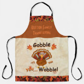 Funny Thanksgiving Apron Schort (Voorkant)