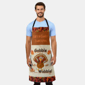 Funny Thanksgiving Apron Schort (Gedragen)
