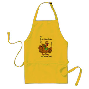 Funny Thanksgiving apron Standaard Schort